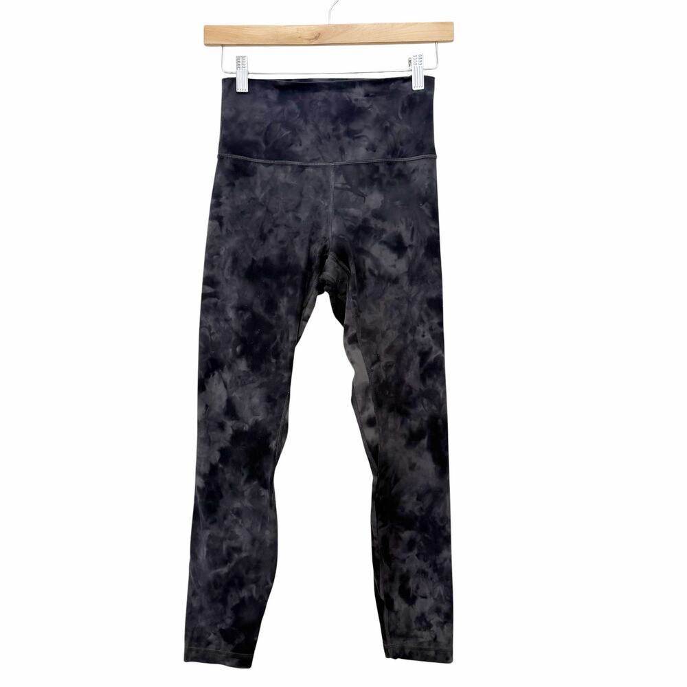 Lululemon Align High Rise Leggings Diamond Dye Pitch Grey Graphite Sz S